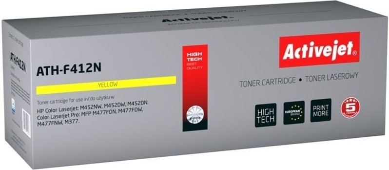 ActiveJet Toner für HP 410A CF412A neu ATH-F412N