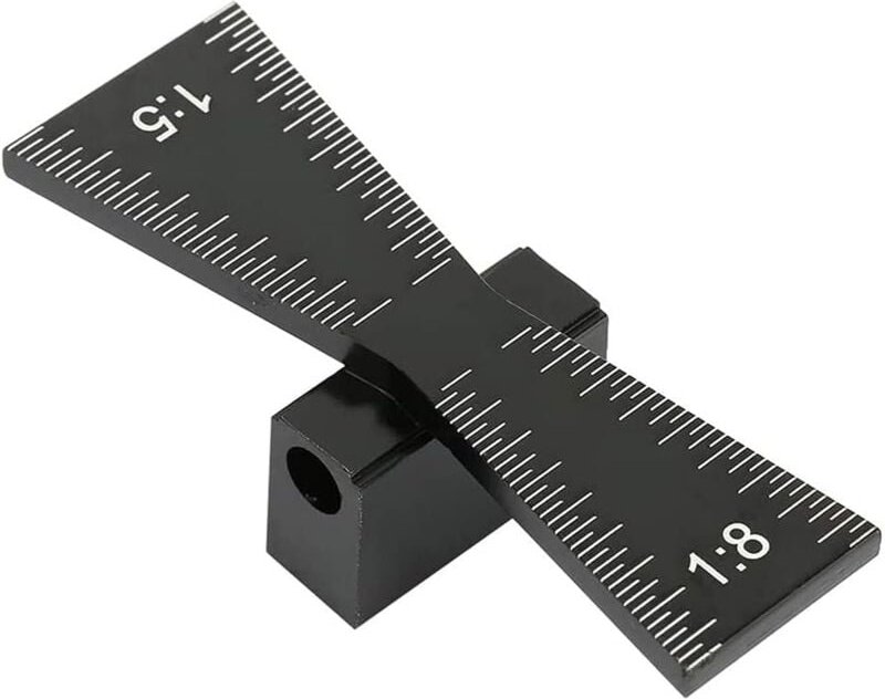 Memkey - Schwalbenschwanzmarkierung, Schwalbenschwanzführungswerkzeug, Schwalbenschwanzmarkierungslehre, Aluminium-Holzf...