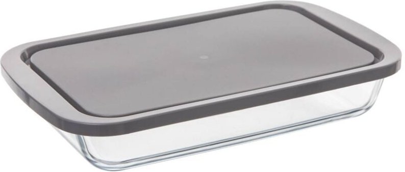 Secret De Gourmet - Rechteckiger Glasbehälter mit Deckel – l 18,10 x b 29 x h 5,10 cm