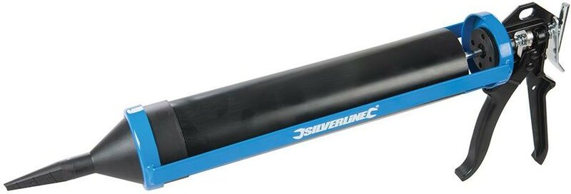 Fugenpistole mit Zubehör 540 mm Pistolenlänge