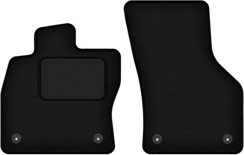 Vordermatten schwarz für: Volkswagen Golf VIII alltrack, Fließheck, Kombi, Variant (2019-)