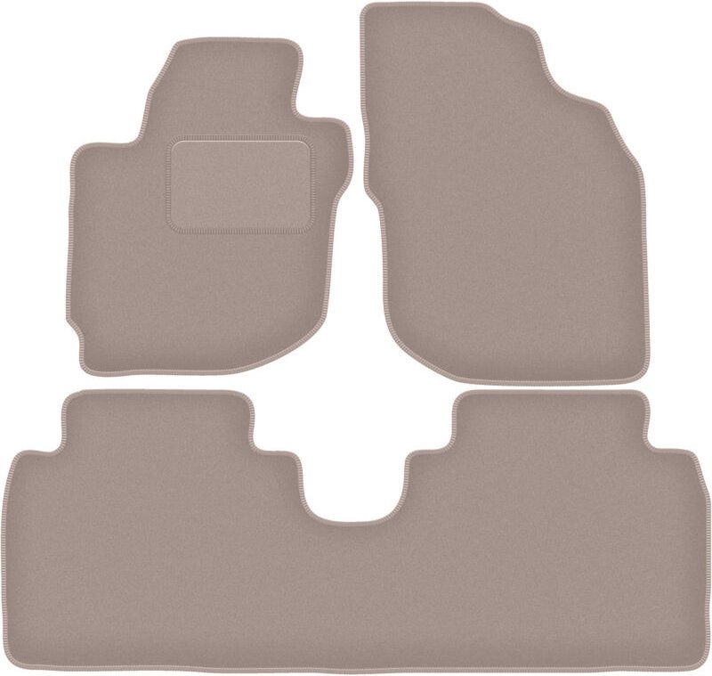 Beige Veloursmatten für: Mazda MPV II LW Minivan (1999-2006)