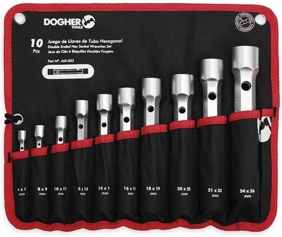 Nylontasche mit 10 Inbusschlüsseln Dogher 460-003