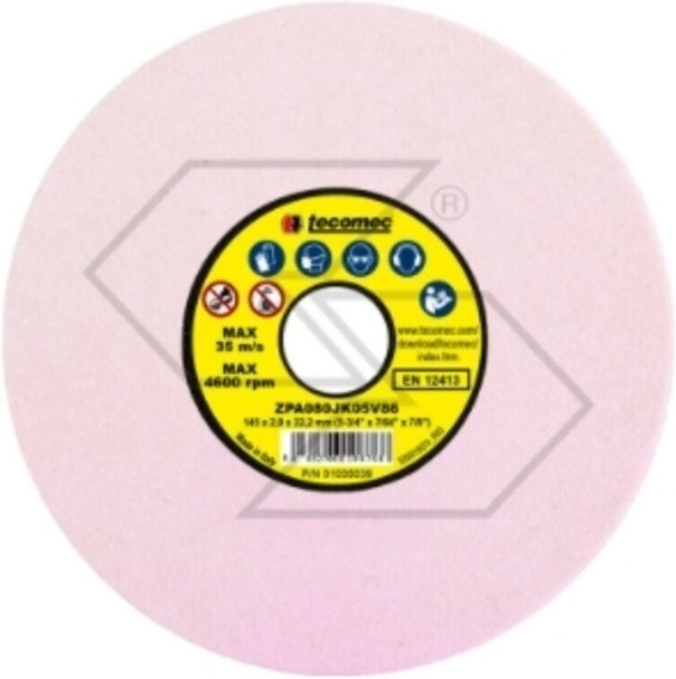 Kit 5 Keramikschleifscheiben 145x3,2 mm Loch 22 mm für Kettensägekette