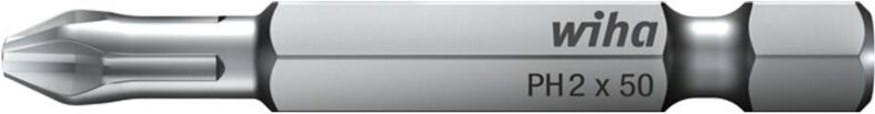 Wiha - ZOT-Torsions-Bit, Phillips, Form e 6,3 (7041 zot) PH1 x 50 mm