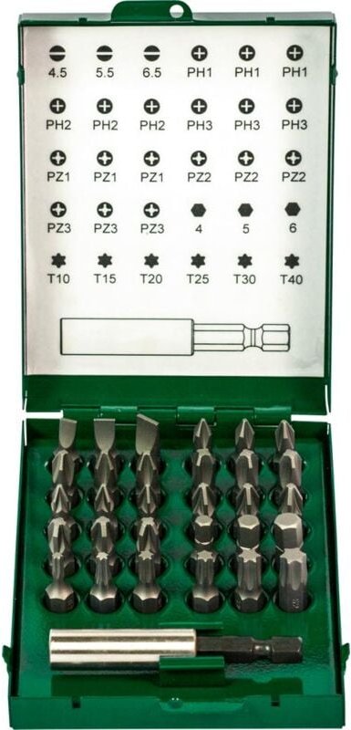 Fortis Bit-Sortiment 31-tlg., incl. Bithalter