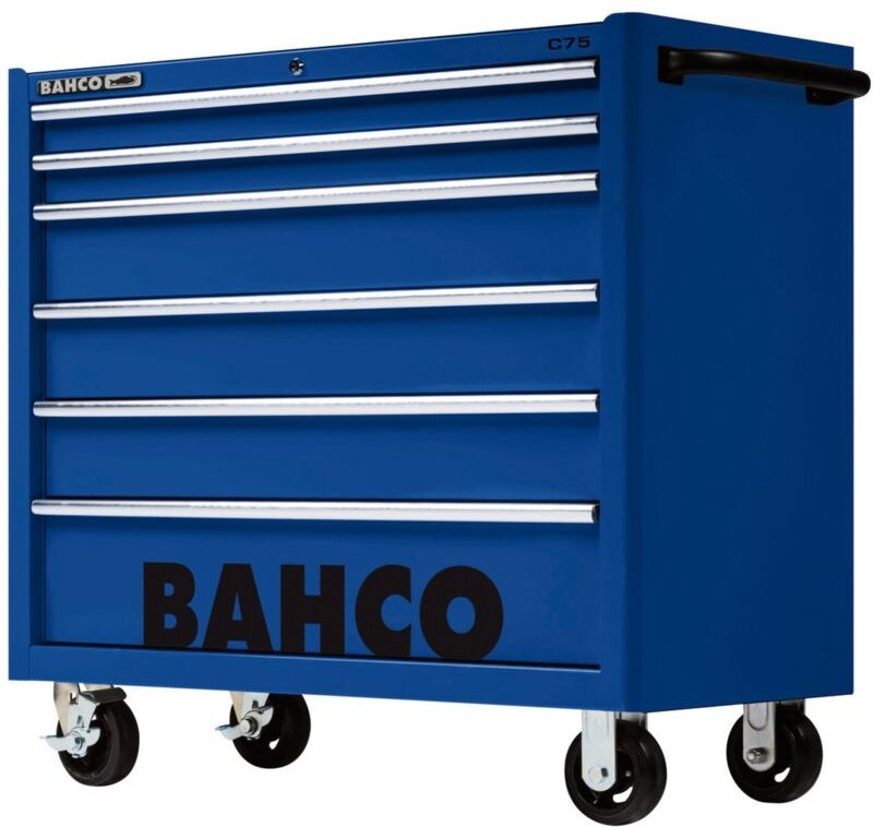 Bahco Classic Werkstattwagen 40 mit 6 Schubladen, blau