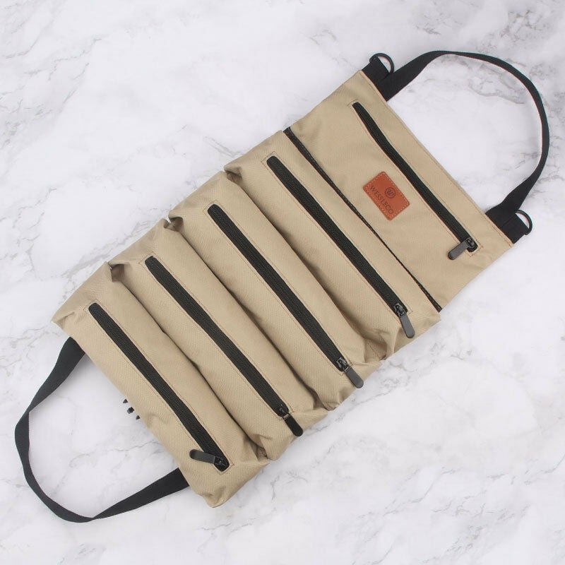 Gotrays - Stoff-Werkzeugsatz, tragbare Aufbewahrungstasche für Autowerkzeuge, Werkzeugtasche für Elektriker, Hardware-We...