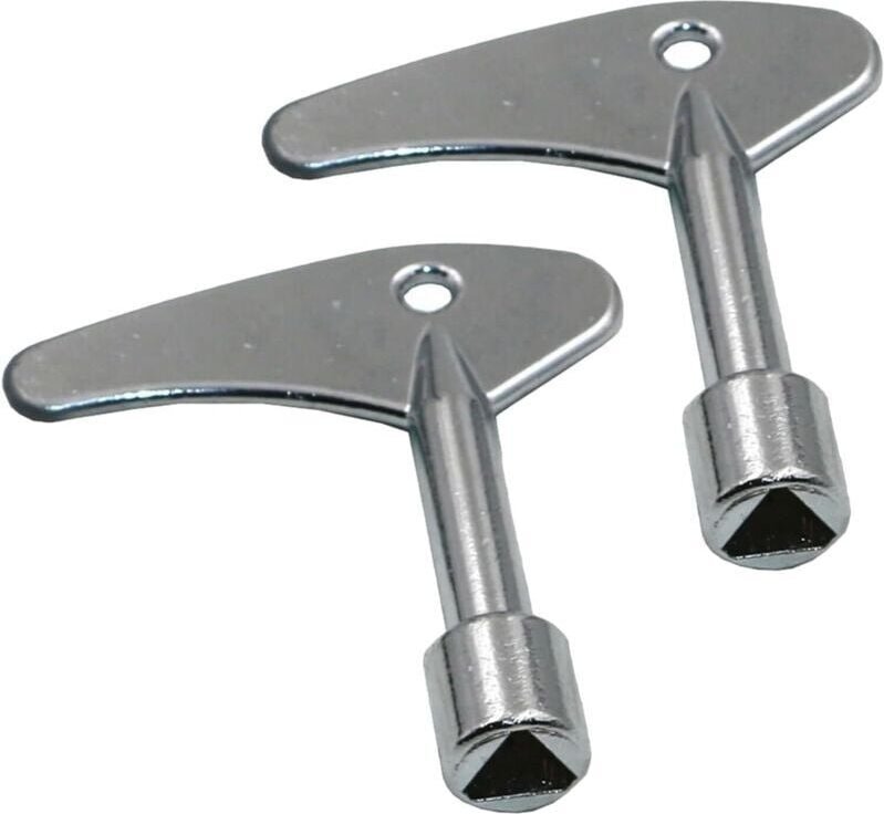 2 chiavi triangolari in metallo, chiavi triangolari, chiave per contatore del gas, dell'acqua e dell'elettricità. - KZQ