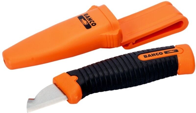 Bahco - Elektriker Abisoliermesser für Links- und Rechtshänder, Einzelhandelsverpackung