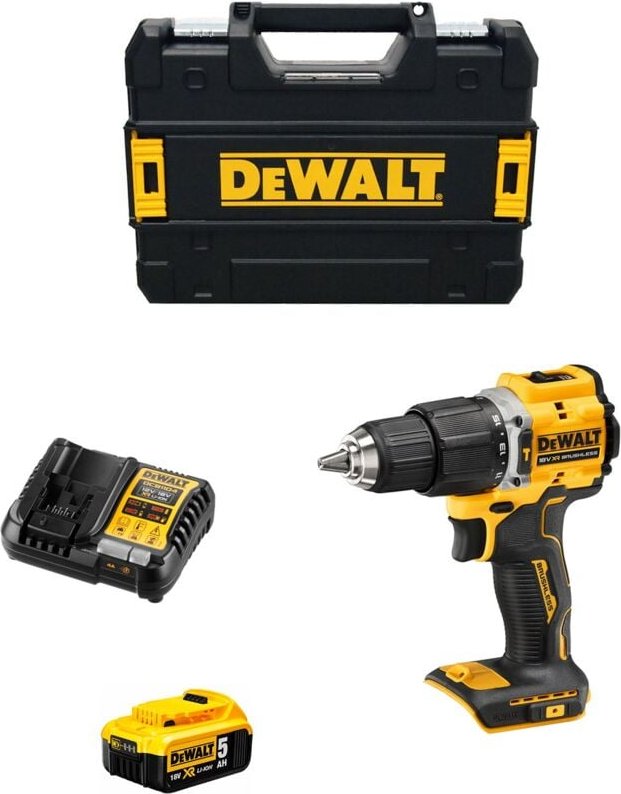 Schlagbohrschrauber DeWALT DCD100YP1T (1 x 5,0 Ah + DCB1104 + TSTAK II)