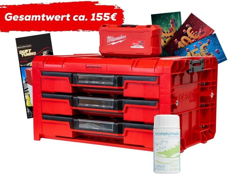 Toolbrothers RHINO Adventskalender 2025 - LIMITED RED MILWAUKEE EDITION