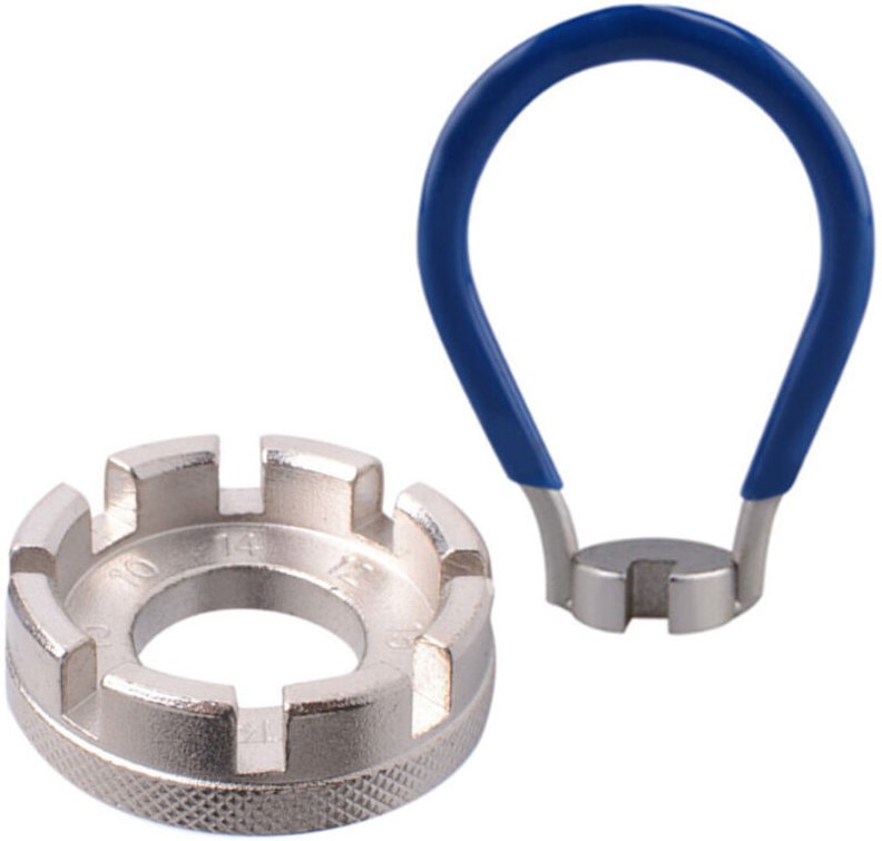 Lntyq Fahrrad-Speichenschlüssel, Speichenwerkzeug, Universal-Speichenschlüssel, Fahrradschlüssel-Speichenwerkzeug, 10–15...