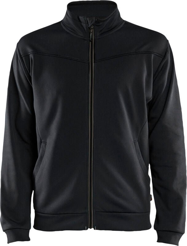 Arbeits-Sweatshirt mit Reißverschluss 3362 - Schwarz/Dunkelgrau XL