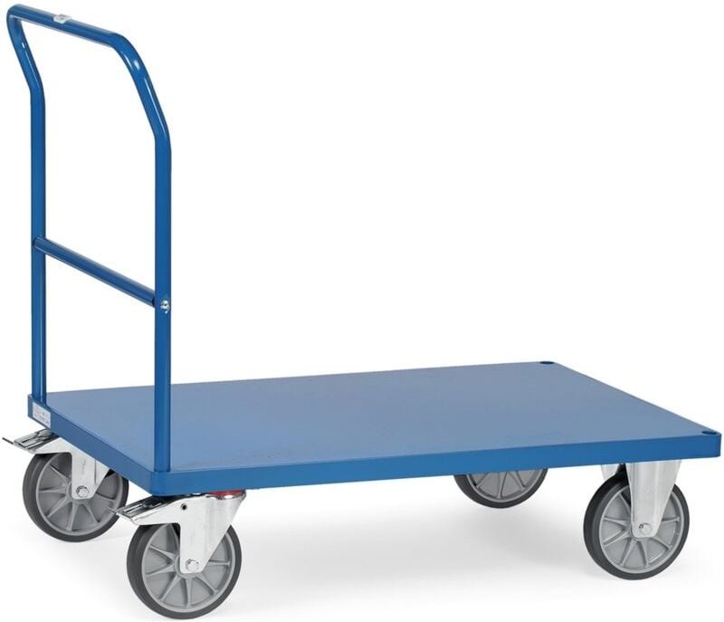 Schiebebügelwagen - Stahlblech bündig, Ladefläche 1.200 x 800 mm - Fetra