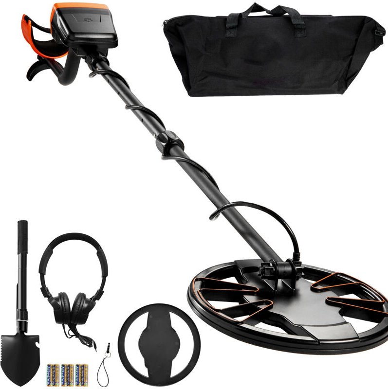 Thumbnail - Mophorn - Metalldetektor, 10" wasserdichte Suchspule, LCD-Display, 7 Modi, verstellbarer 41"-52" Aluminiumstiel, hochprä...