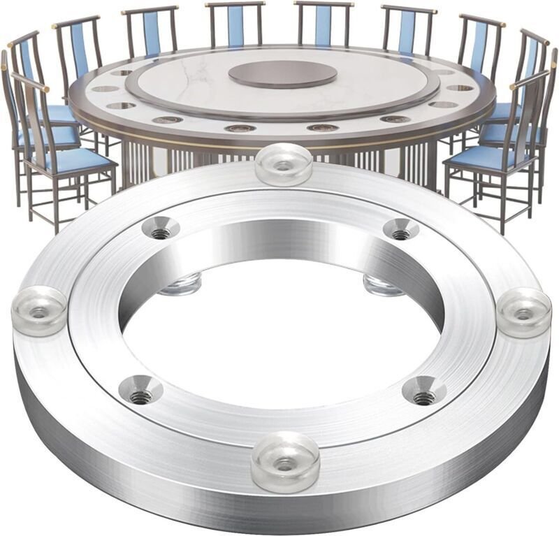 Hochleistungs-Drehfuß, 12-cm-Lager, Lager aus Aluminiumlegierung, geräuschlose 360°-Drehung, für Esszimmermöbel - KZQ