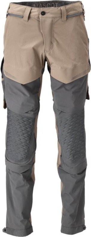 Mascot Hose mit Knietaschen 22279-605-5689 Gr. 82C48 dunkles sandbeige/anthrazitgrau