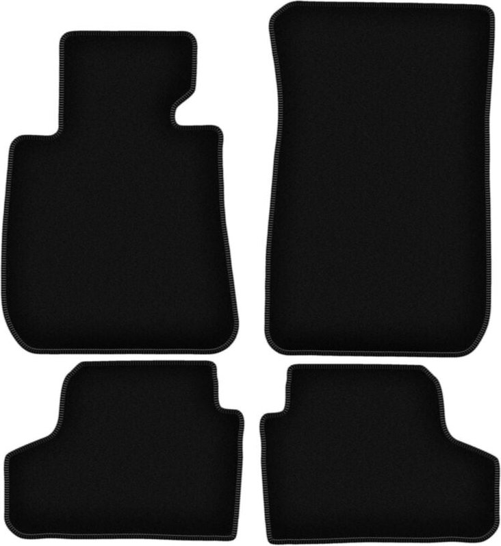 BASIC schwarze Veloursmatten für: BMW 3 E93 Cabrio (2004-2011)