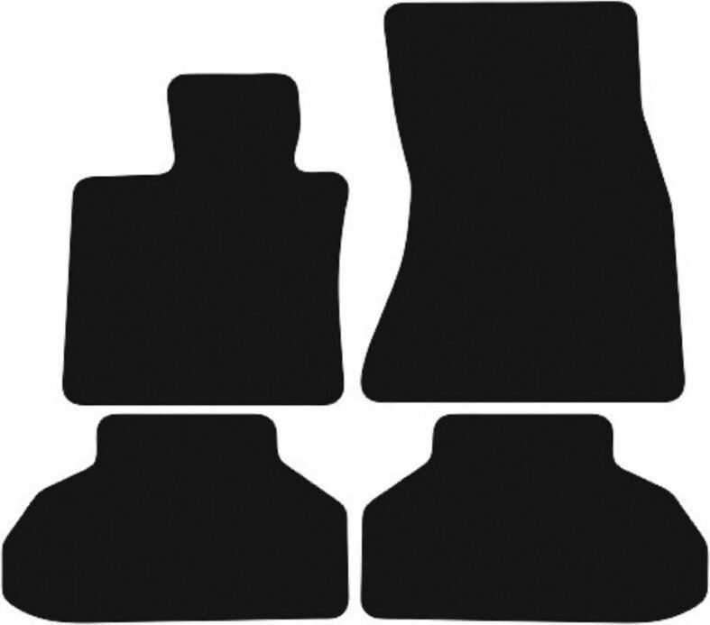 BASIC schwarze Veloursmatten für: BMW X6 F16 SUV (2014-2020)