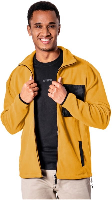 Zip Fleece l Golden Brown - Stier