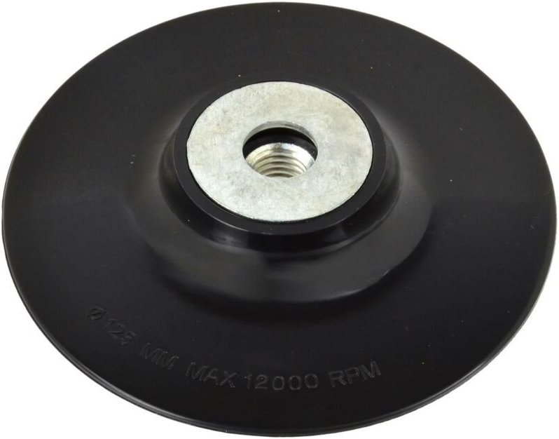 Thumbnail - Geko - G00324 - Disc de fiber de rubber (125 mm), Farbe schwarz