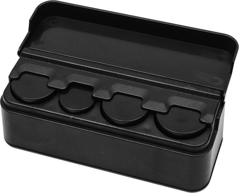 Tlily - MüNzhalter für Auto-Wechselgeldspender, Universeller Aufbewahrungs-MüNzgeldspender, Kompatibel mit Den Meisten A...