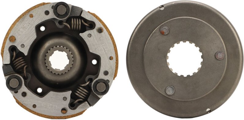 Jeffergarden - Automatische ATV-Kupplung mit Deckel, 17 mm Motorstart-Kupplungsbaugruppe für chinesische 50 cc bis 110 c...