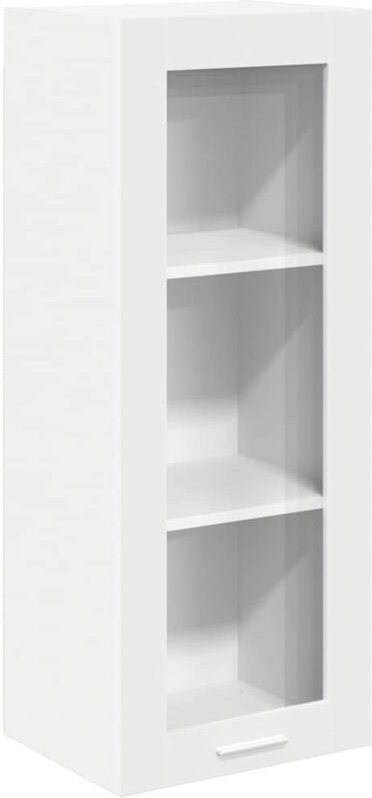 Thumbnail - Hängeschrank mit Regal Riga Weiß 40 x 31 x 100 cm Holzwerkstoff vidaXL