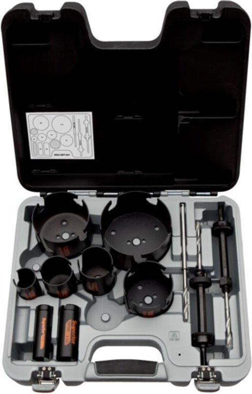 Bahco - Superior Universal Lochsägen Satz 25 bis 114 mm - 12 tlg.