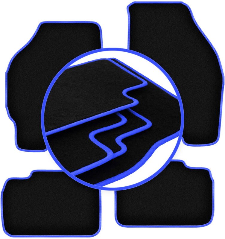 CARLUX-BLUE Autofußmatten für: FIat Punto II Fließheck (1999-2010)