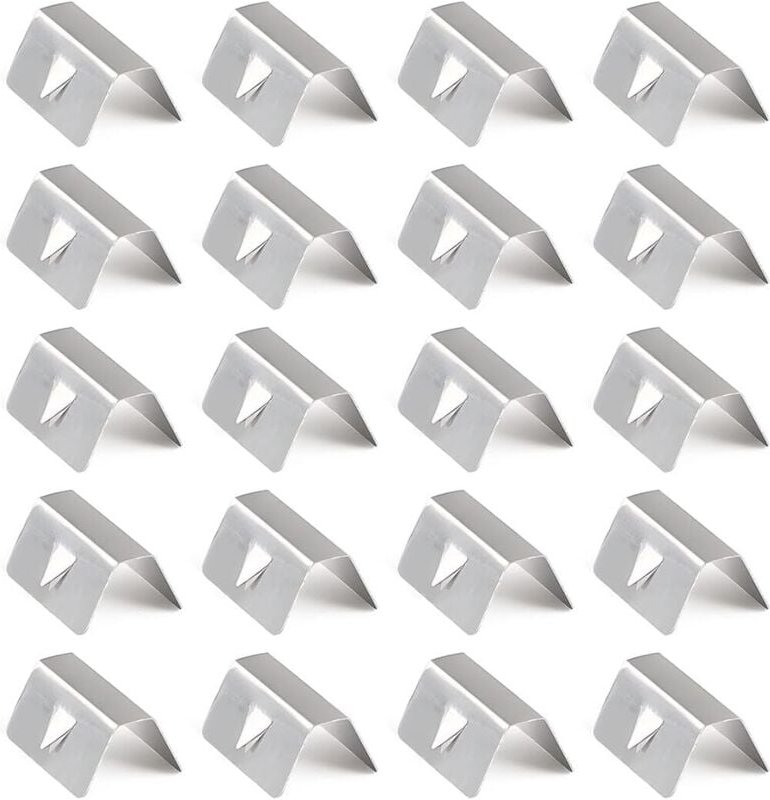 20 Stück Wind- und Regenabweiser-Clips, Edelstahl-Auto-Windabweiser, Universal-Auto-Windabweiser-Clip aus Edelstahl, Aut...