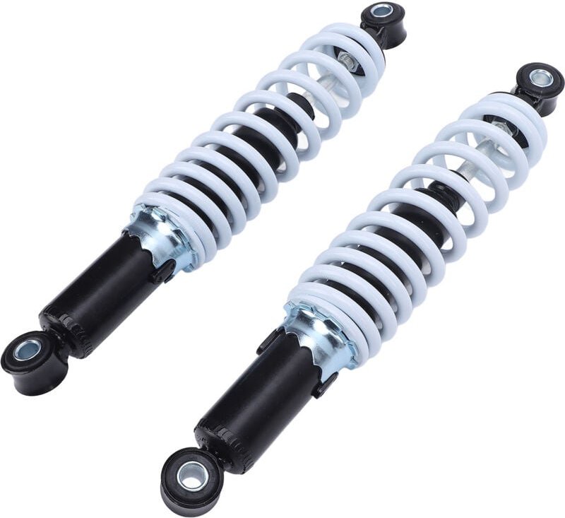 Jeffergarden 2pcs 300 mm Motorradschockdämpfer Einstellbarer Dämpfungsdämpfer für Mini -Dirt -Bike -Roller -Taschenwagen