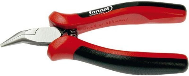 Elektronik-Spitzzange 130mm gebogen - Format