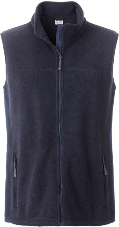 James&nicholson - jn Men's Workwear Fleece Vest JN856 100%PES, navy/navy, Größe s