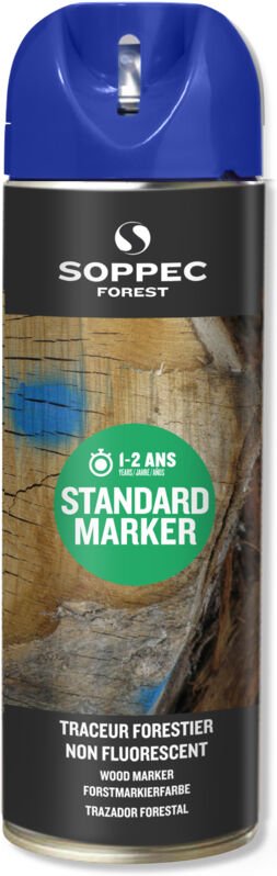 Spraydose - Forstmarkierer SOPPEC nicht fluoreszierend blau 1-2 Jahre standard marker - 131901