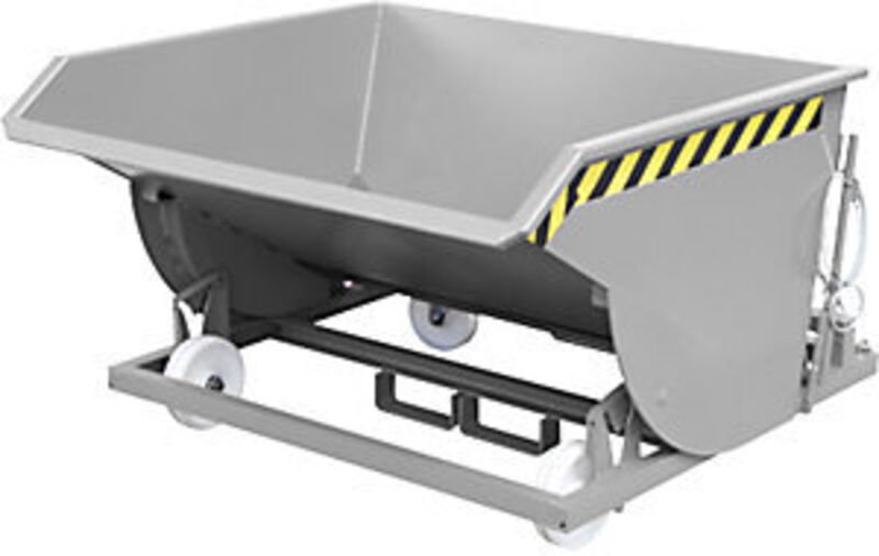 Bauer Spänebehälter SKM 75, lackiert, Mausgrau