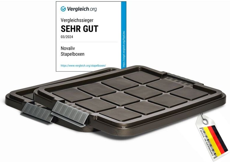 Novaliv - 2x Frischhaltedosen Deckel