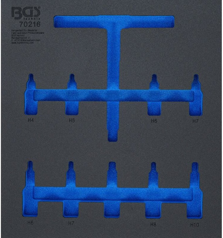 Werkstattwageneinlage 2/3 leer für Art. 70216