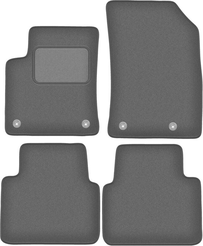 Graphit-Fußmatten für: Citroen C3 Aircross II Crossover (2017-)