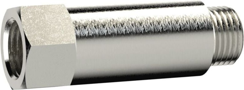 Riegler - Verlängerungsstück, lang, g 1/4a., g 1/4i., sw 17, ms v., L=100mm