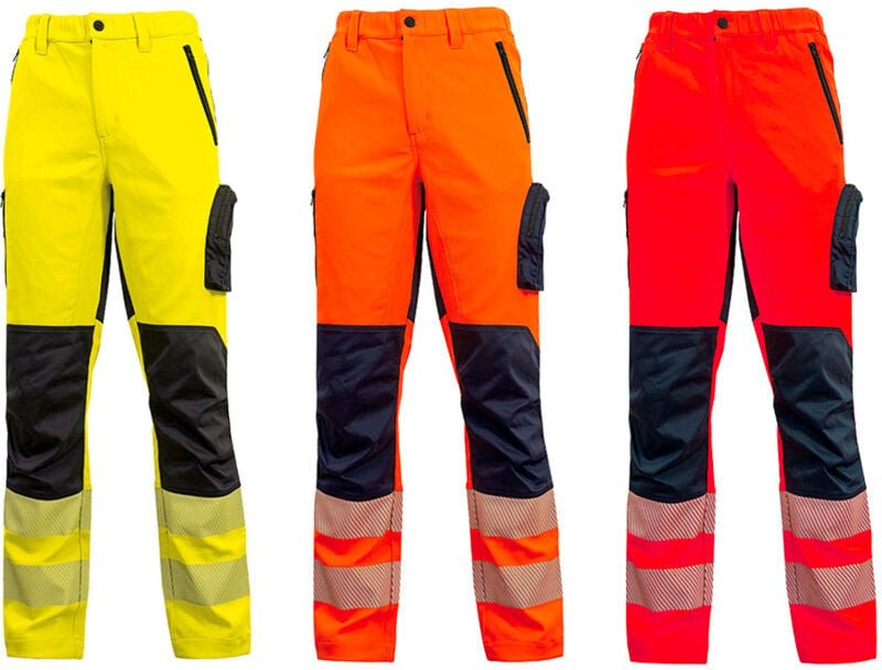 Roy Warnschutz-Arbeitshose - xl - Orange - U-power