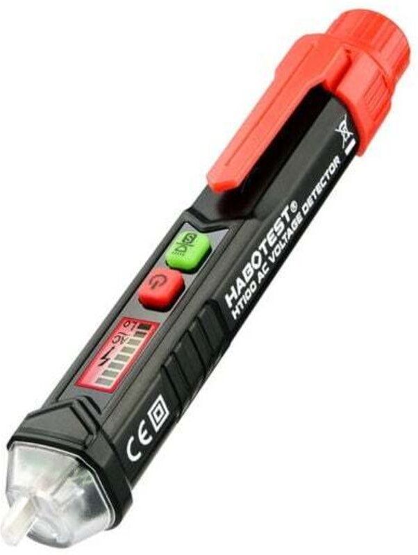 HT100E Smart Berührungsloser Stiftalarm AC-Spannungsdetektortester Sensorstifttester