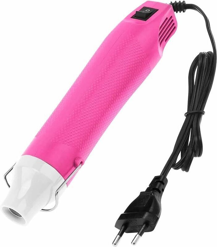 Mini-Heißluftpistole, Mini-Heißluftpistole 220 V 300 W Präge-Heißluftpistole zum Schrumpfen, Verpacken, Prägen, Trocknen...