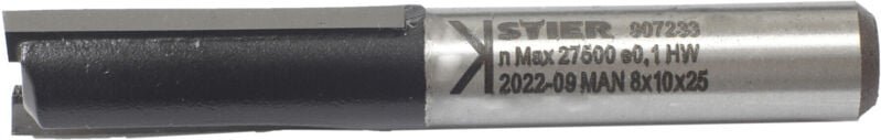 STIER Nutfräser D10 x L25 x S8 mm HM (HW)