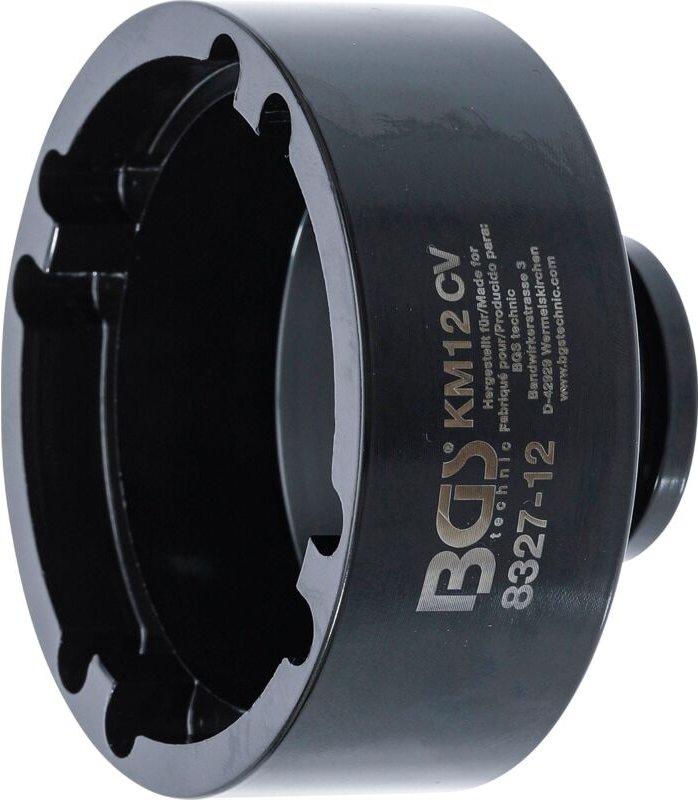 Nutmutternschlüssel Zapfen innen liegend KM12