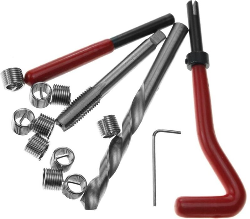 Zoternen - 20-teiliges metrisches Gewindereparaturset M5 M6 M8 M10 M14 Helicoil Car Pro Coil Tool 1,5