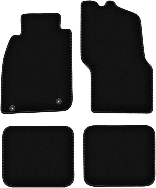 BASIC schwarze Veloursmatten für: Mitsubishi Carisma Limousine, Liftback, Fließheck (1995-2004)