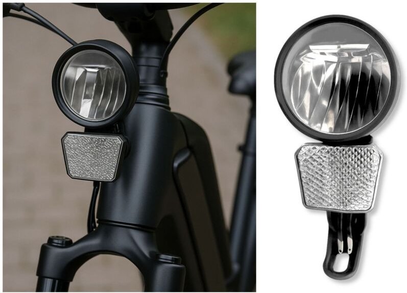 Fahrrad-Scheinwerfer 49002, Premium, E-Bike, 90 lux, 6...48 v - Filmer