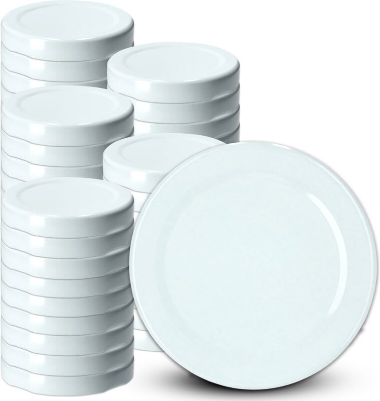 Deckel fi58 Packung 50 Stück weiß - Kadax